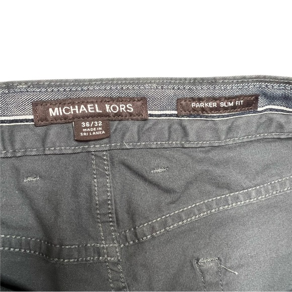 Michael Kors Grey Parker Slim Fit Pants W36 - L32 | 36 x 32 - Picture 3 of 7